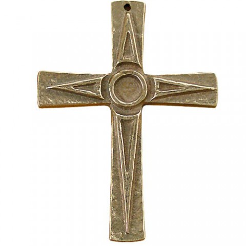 Butzon & Bercker Kreuzanh&auml;nger Wandkreuz Bronze, 8cm
