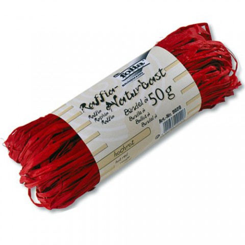 Bast - Raffia Naturbast braun, 50g - Folia 9075