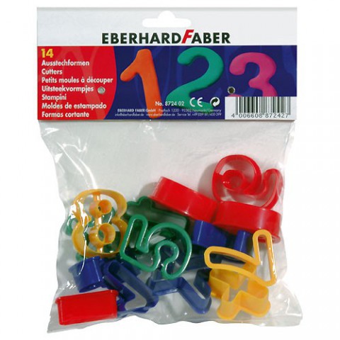Staedtler Noris Club 872402 - Knete Ausstechformen 1 2 3 Zahlen, 15 St&uuml;ck