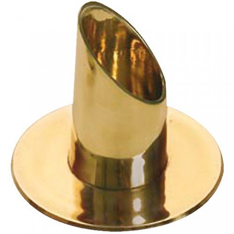 Kerzenst&auml;nder Kerzenleuchter Metall, Messing - Tischleuchter goldfarben, &Oslash; 30mm