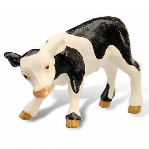 Bauernhoftier - Kalb Fridolin schwarz/wei&szlig;, Bullyland 62519