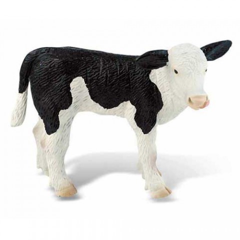 Bauernhoftier - Kalb Mona schwarz/wei&szlig;, Bullyland 62631